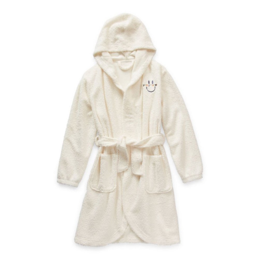 Hooded Robe Girls Long Sleeve Mid Length Size S (7-8) Polor Bear